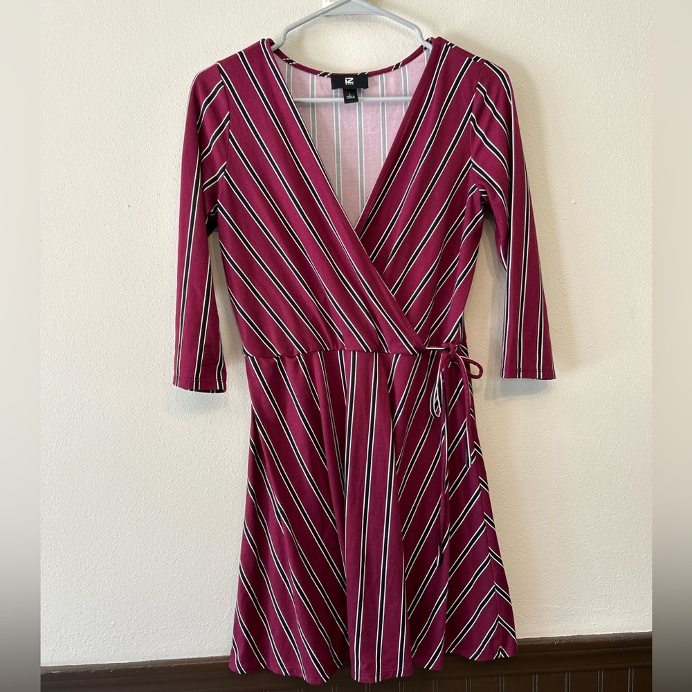 Mock Wrap Dress